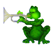 frog with horn